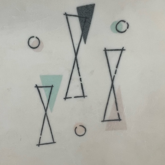 Vintage Harmony plastic salad plate “Talk of the Town” melmac - Picture 5 of 5